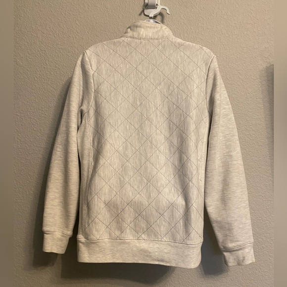 Women’s Weber State University Wildcats Qulited Quarter Zip Grey M - Picture 2 of 8